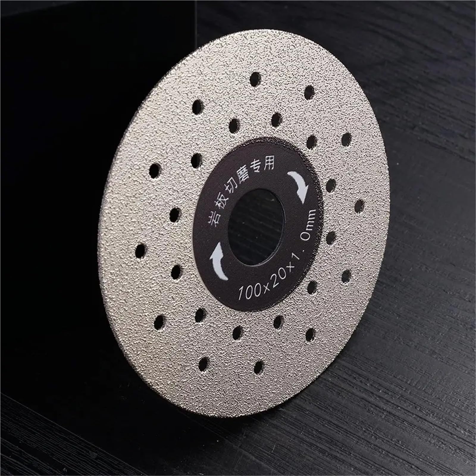 Tarcza do szlifowania płyt skalnych 4-calowe szare diamentowe ostrze do cięcia płytek 8/20 szt. Do kamiennych ceramicznych płyt skalnych(20pcs)