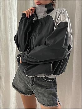 Amazon.com: SweatyRocks Women's Lightweight Windbreaker