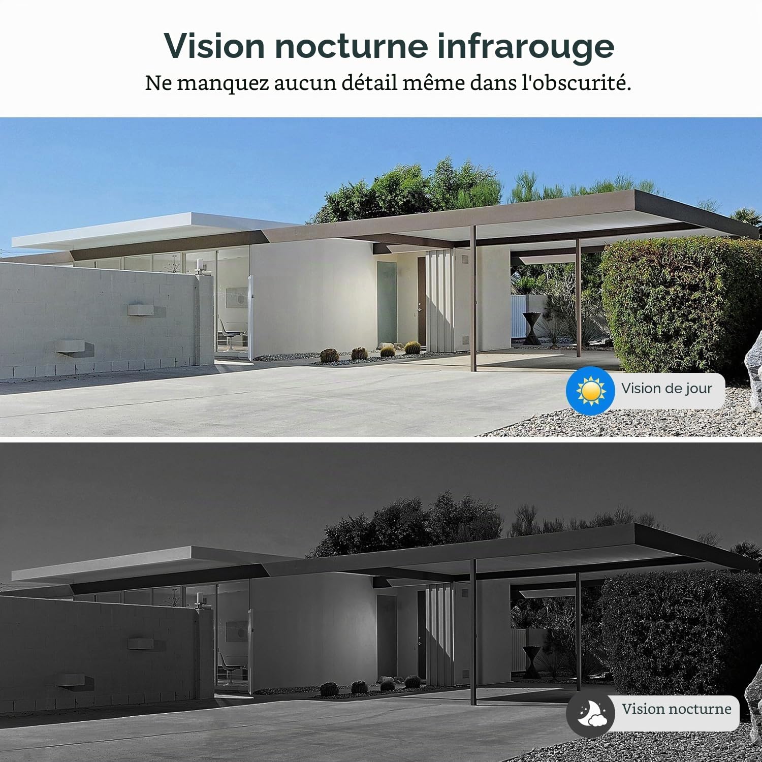 Sonnette vidéo sans fil 1080p, détection humaine AI, vision nocturne, audio bidirectionnel, alimentation par batterie, stockage dans le nuage, WiFi 2,4 G, surveillance intérieure et