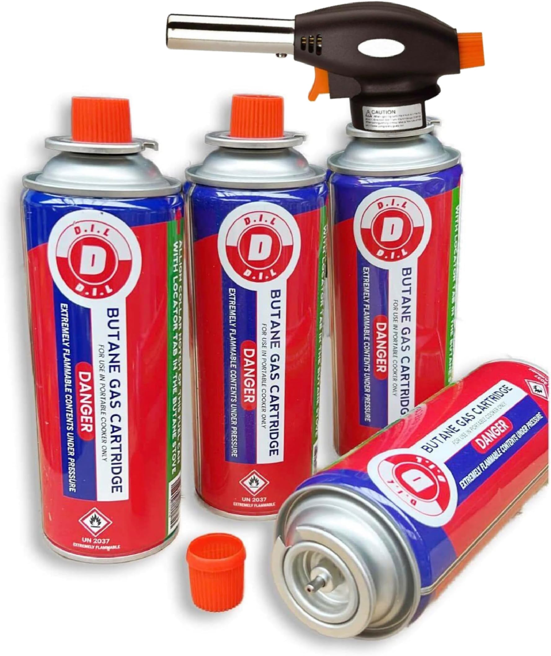 Blow Torch Butane Gas Kit Auto Ignition Flamethrower Kitchen Cooking