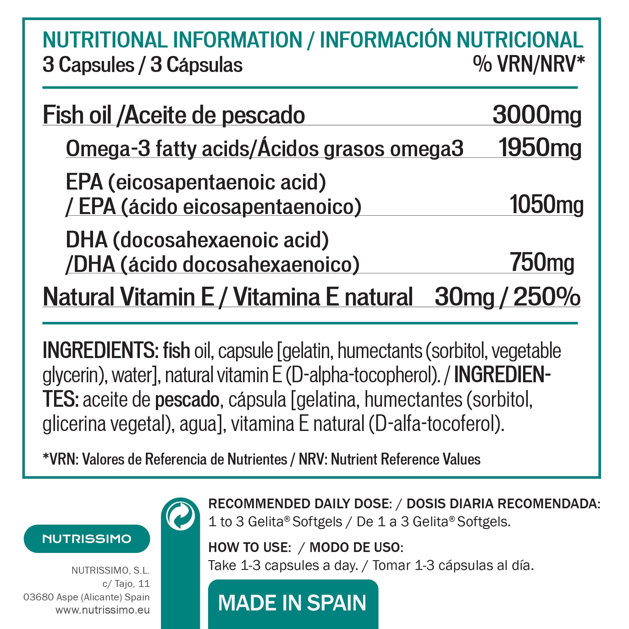 OMEGA 3 35/25 DHA-EPA 120 – recommandé en complément d’une alimentation équilibrée, complément alimentaire sous forme de gélules et facilite la prise en charge de votre bien-être au quotidi