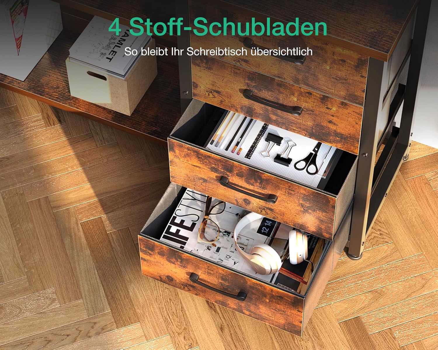 ODK КОМП'ЮТЕРНИЙ СТІЛ ВІНТАЖ З ПОЛИЦЯМИ ТА ГАЧКОМ