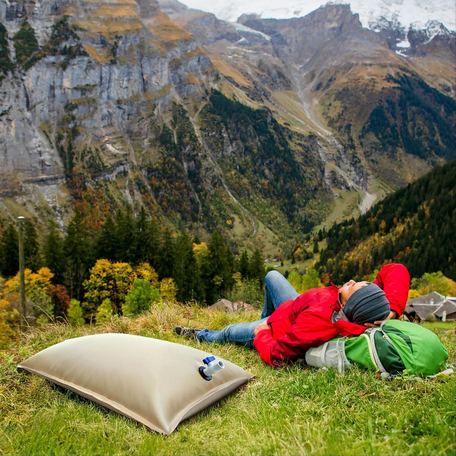 Sturdy PVC Liquid Container Featuring Versatile Connection Perfect for Backpacking Picnics and Survival Uses Permanent Outdoor Water Bag
