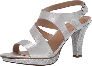 silver sandals low heel wide width