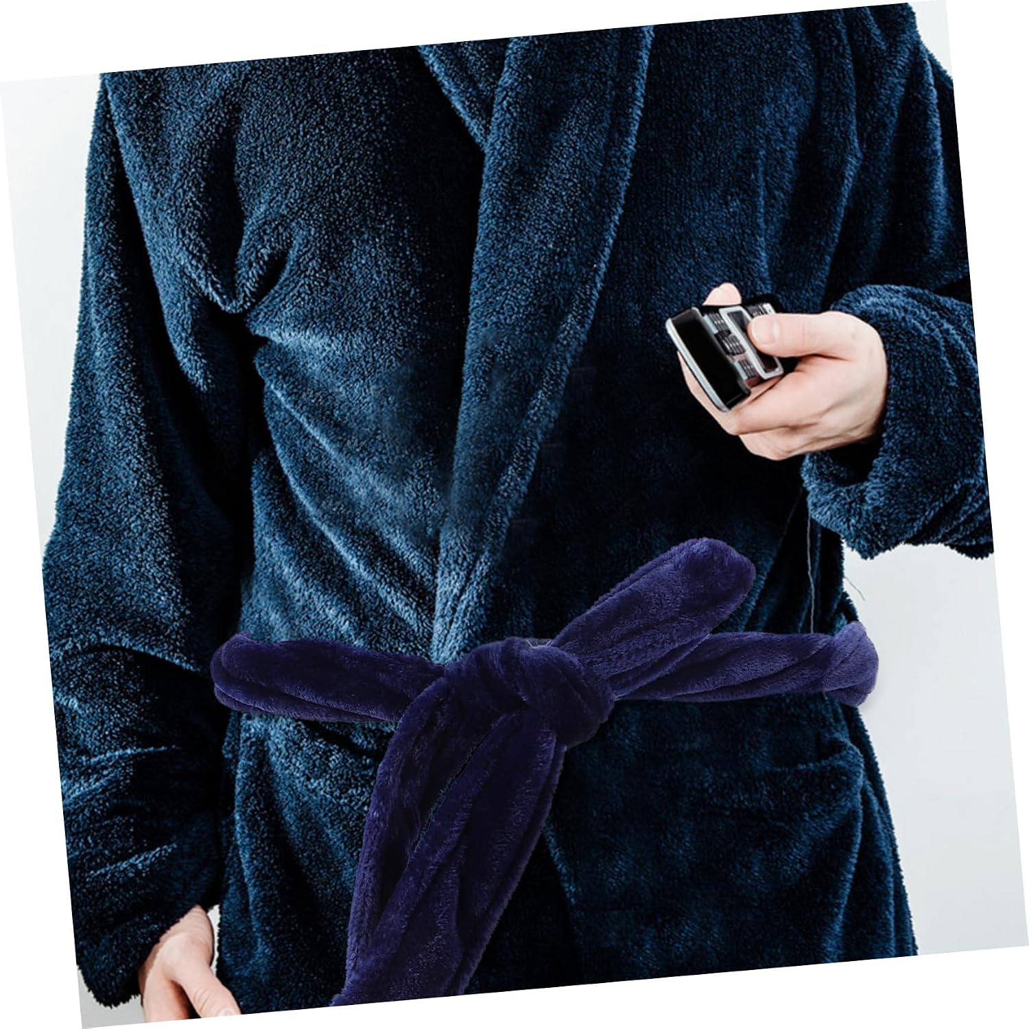 FRCOLOR Robe Belt Cloth Sash Robe Belt Replacement Women Cloth Bathrobe Accessory Navy image 3