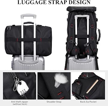 WITZMAN Carry on Travel Backpack for Men Airline Approved Fits 16