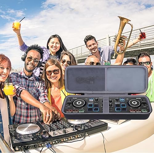 Miniatura 9 de co2CREA Estuche de viaje duro de repuesto para Hercules DJ DJControl Starlight Pocket DJ Controller