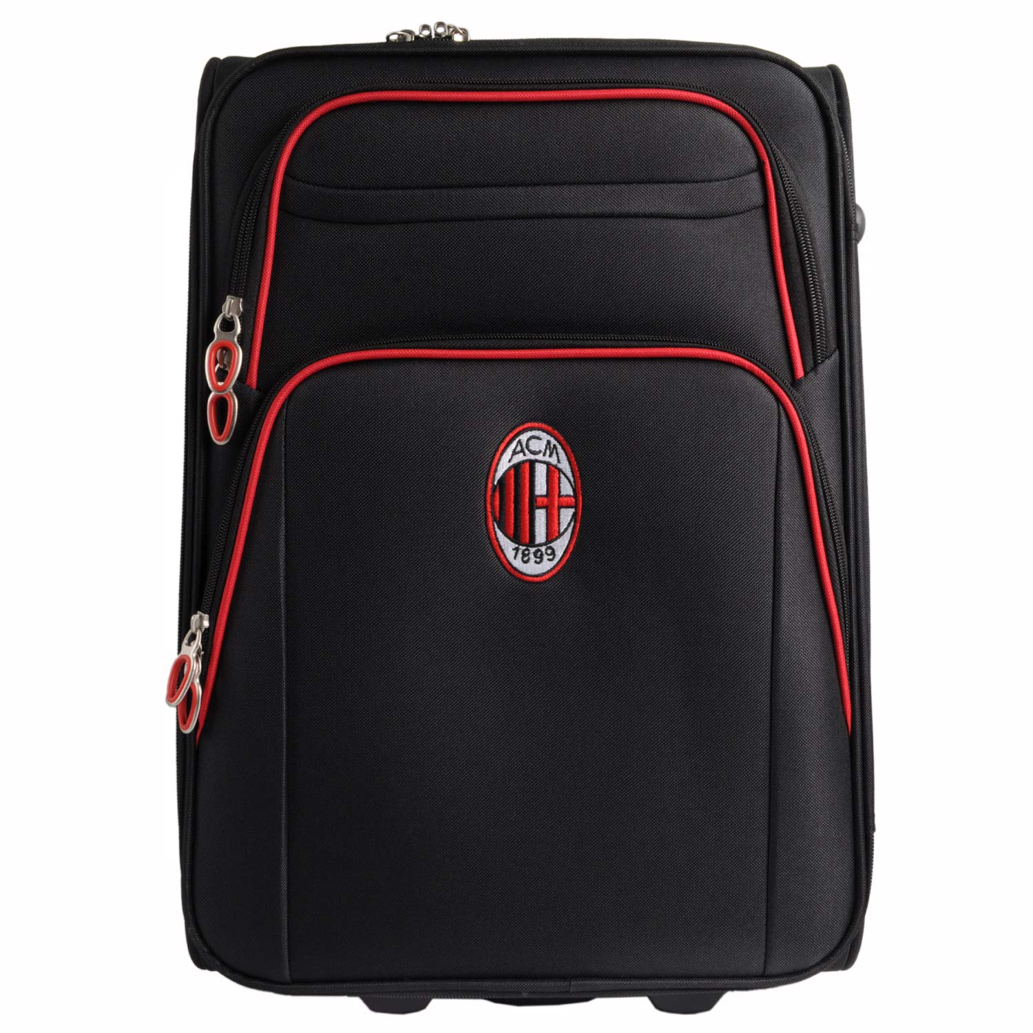 0901N|#Ac Milan Cabin Size Trolley, Nessun Genere, Nero, XL
