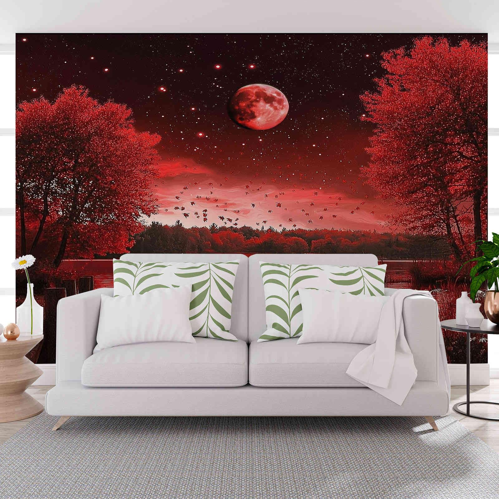 Ciel Étoilé Rêve Papier Peint pour créer une ambiance relaxante au salon