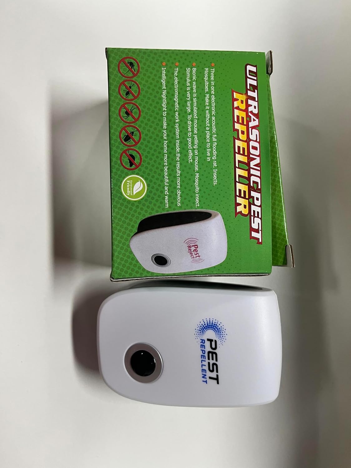Ultrasonic Pest Control Repeller Plug in,Ultrasonic Mouse Repellent Plug in Pest Control for Rat,Rodent,Roach,Bugs,Mice,Spider,Ant,Mosquito,Indoor Insect Repeller for House 11050527