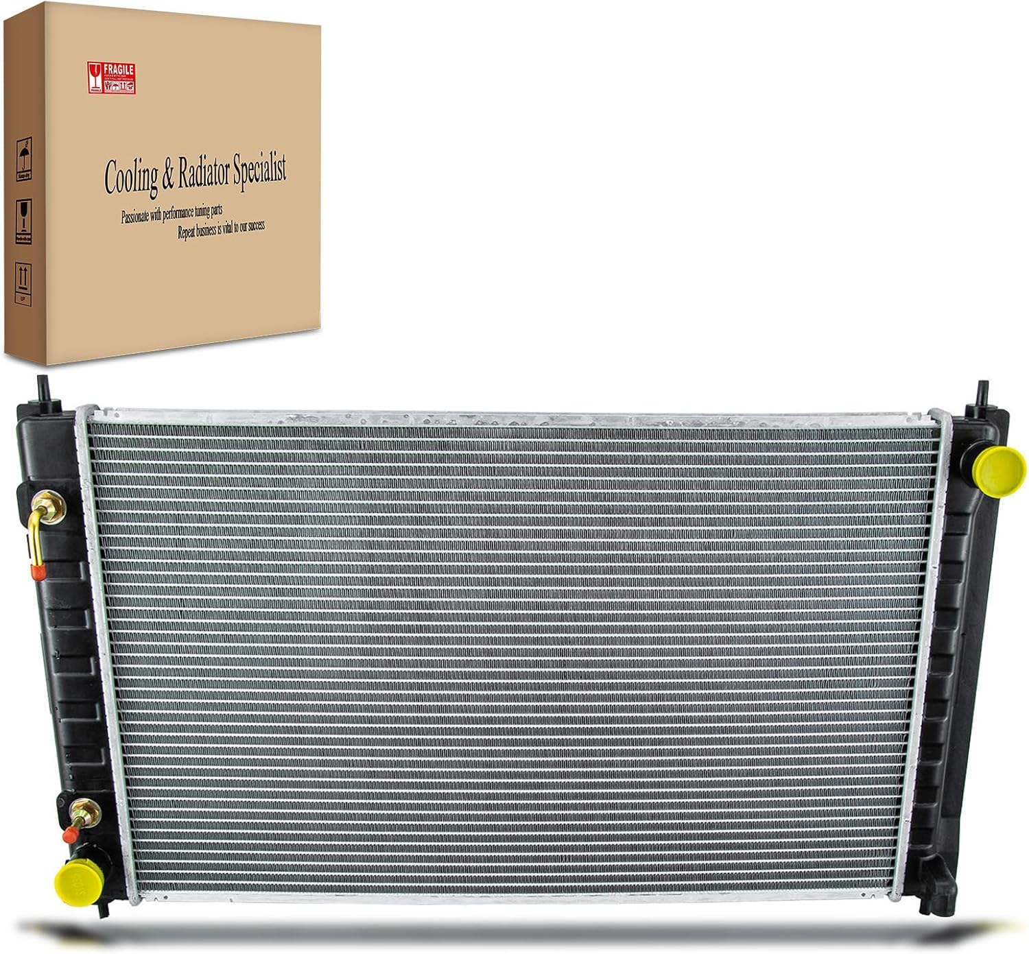 Radiator Compatible with 2007-2018 Nissan Altima 2009-2019 Nissan Maxima 2008 2011 2010 2012 2013 2015 2014 2016 2017 2.5L 3.5L L4 V6 Gas Aluminum Core Plastic Tank