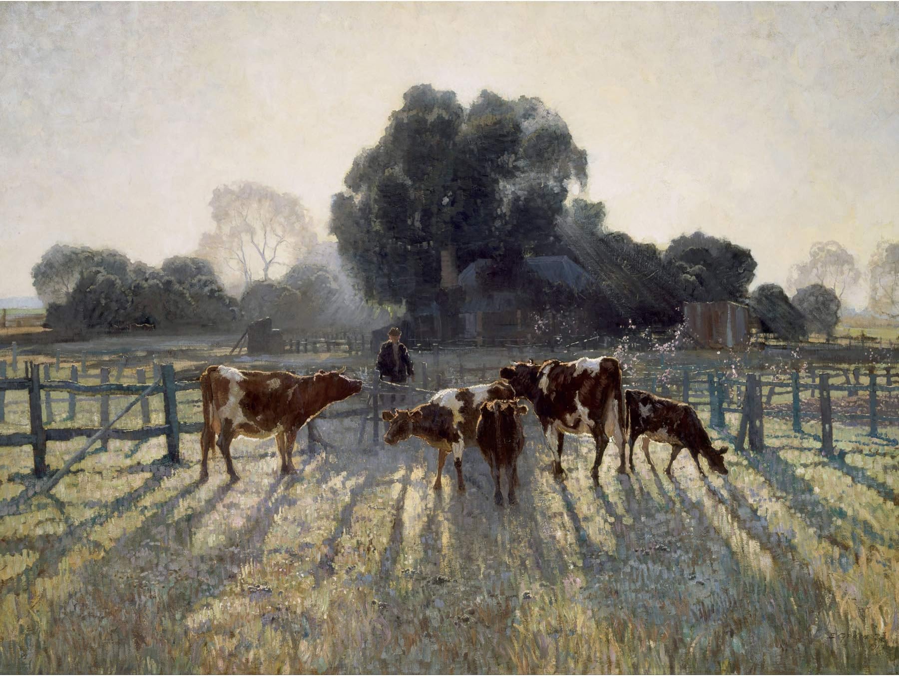 Fine Art Prints Elioth Gruner Spring Frost Extra Large Wall Mural Poster Premium XL