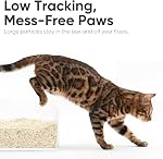 FUKUMARU Tofu Cat Litter - Natural Unscented, Dust Free, Flushable, Quick Clumping, Lightweight, Low Tracking Pellets, Effective Odor Control - 18 LBS (3 Packs)
