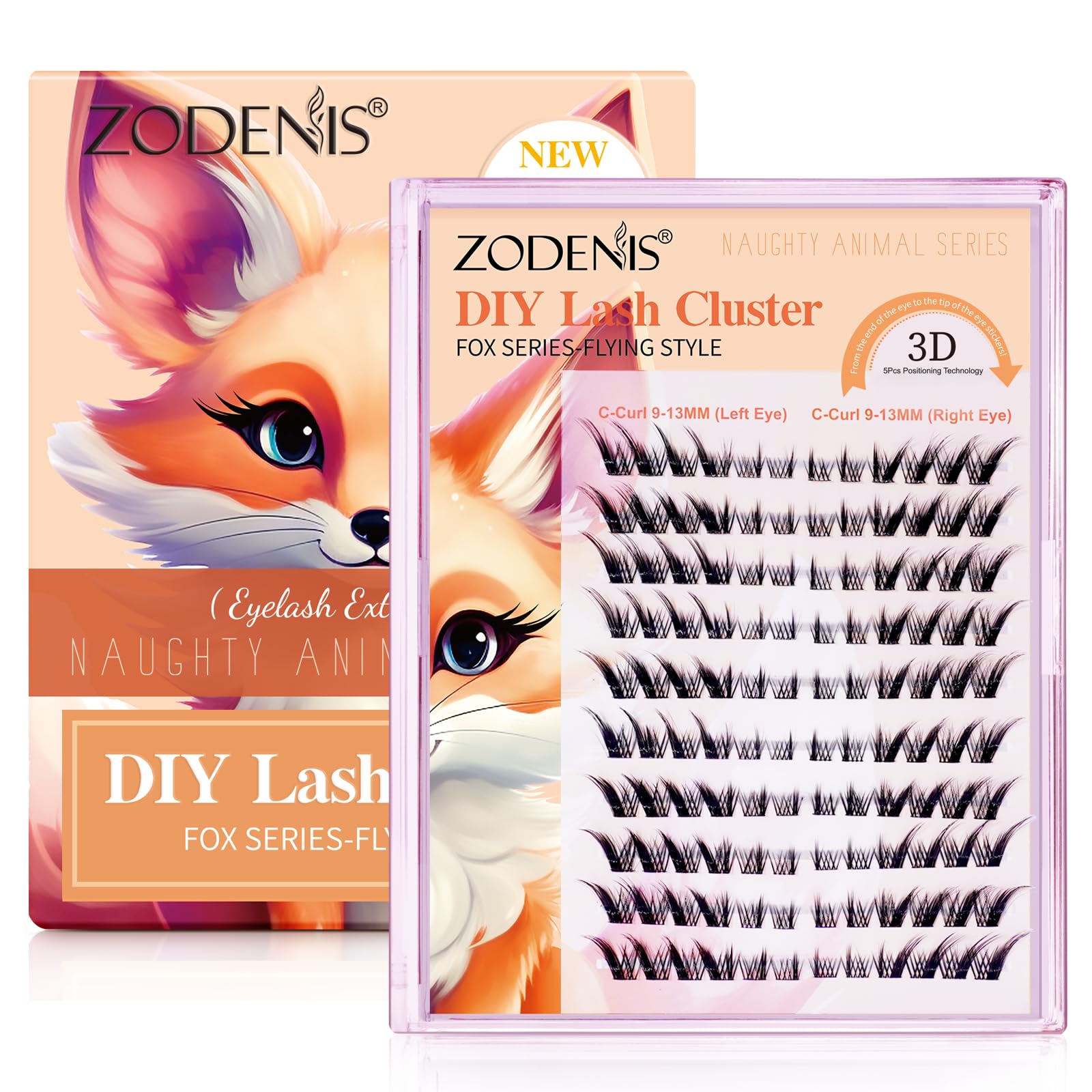 Lash Clusters Wispy Eyelash Clusters 120pcs 9-13 Cluster Eyelash Extensions D Curl Volume Lash Extensions Individual Lashes Clusters