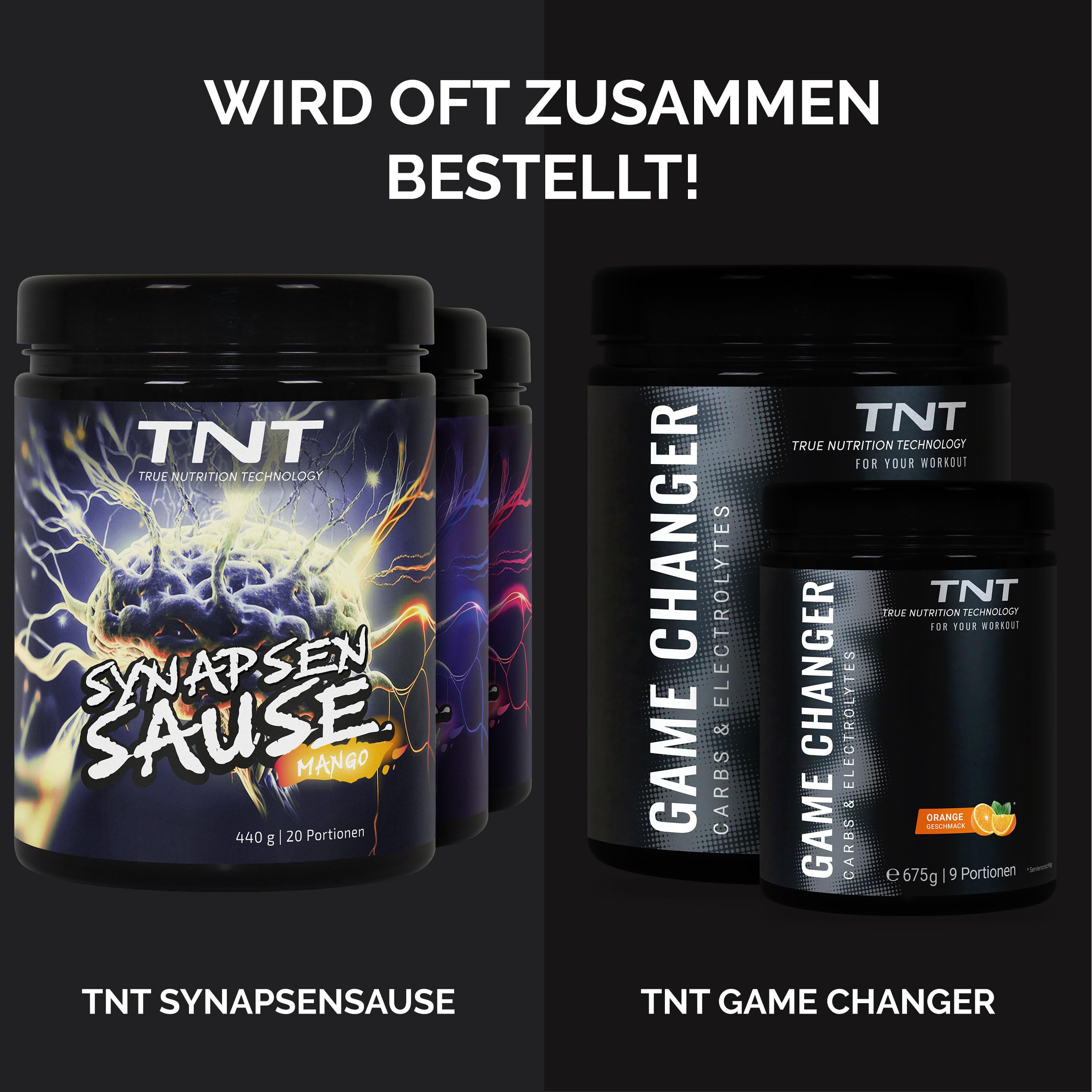 TNT Synapsensause - 440g - Pre–Workout Booster - Kirsche - 20 Portionen
