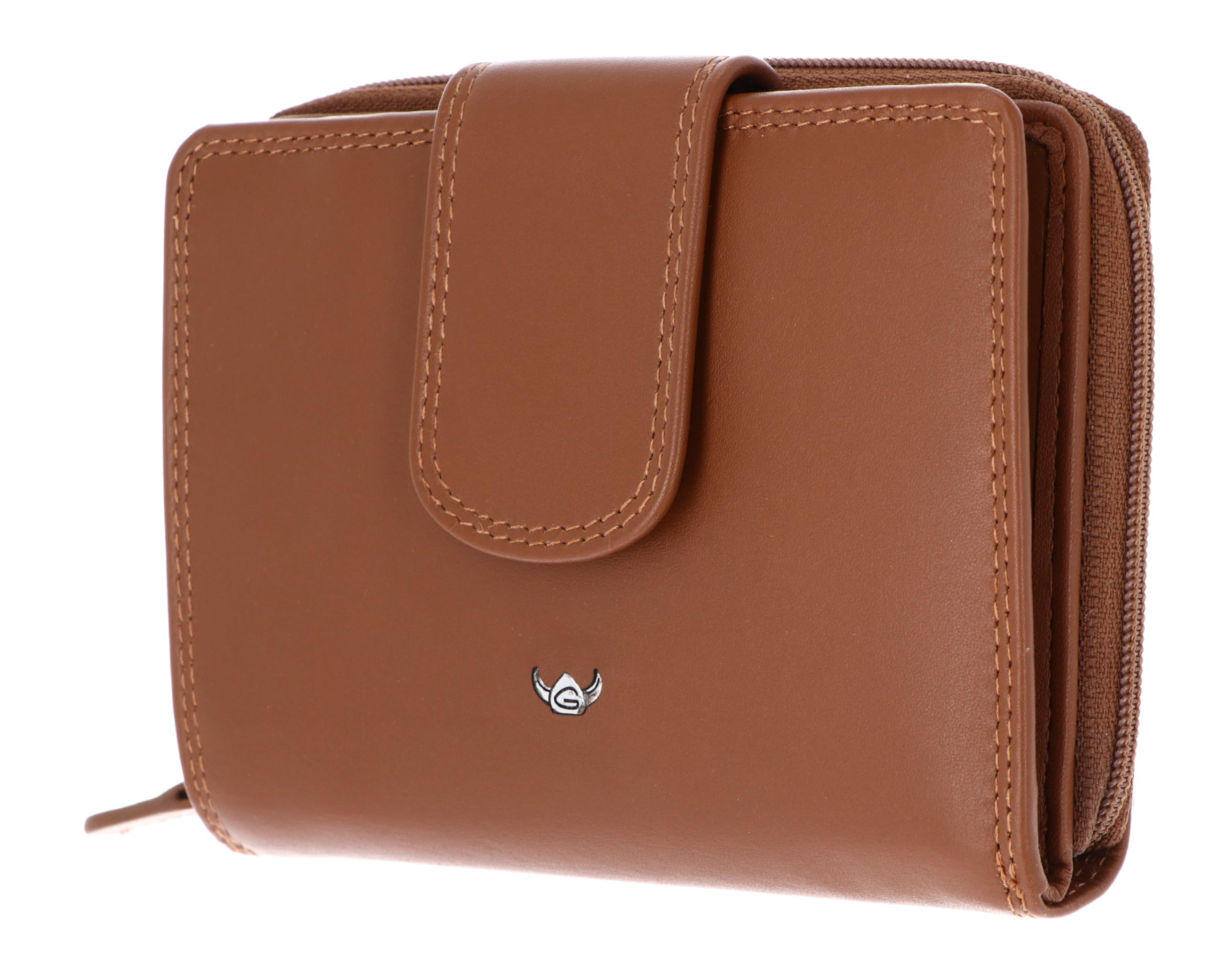 Golden Head Cuero Monedero Polo RFID Protect RV-Börse 3331 Cognac marrón