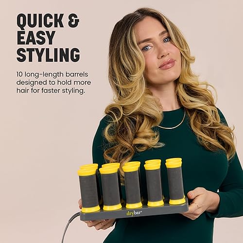 Miniatura 6 de Drybar The Roller Club - Rodillos calientes rizadores | 10 rodillos, 2 tamaños, se calientan rápidamente, suaves con el cabello, reducen el