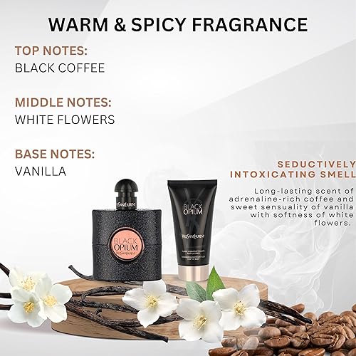 Miniatura 3 de Black Opium de Yves Saint Laurent Eau de Parfum en spray 50ml y Fluido Hidratante con Brillo 50ml