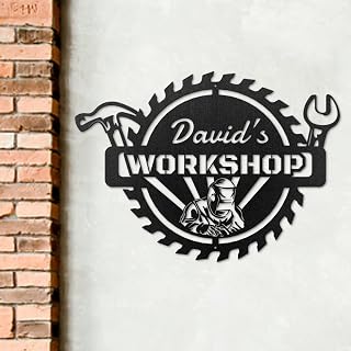 Personalized Welder Sign, Customized Cut Metal Sign, Mechanic Worker Gift, Welder Workshop Custom Sign Gift, Gift For Father's Day, Construction Workshop Custom Sign