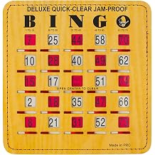 MR CHIPS Deluxe Quick Clear Bingo Shutter Card, 50 Count
