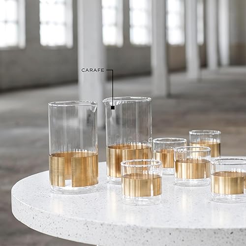 Miniatura 6 de Serax Jarra de agua de vidrio de cobre  Cristalería de química de cobre de Niels Datema  Decantador de jarra de vino  Contenedor de botella