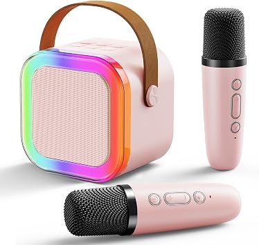 Mini Karaoke Machine for Kids Adults Funny Christmas White Elephant Gifts Ideas