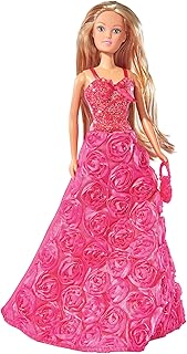 Simba 105739003 - Steffi Love Princess Gala Fashion, 2 Assorted Designs, Only One Item Delivered, Princess Toy Doll in Dreamy Rose Dress with Handbag, 29 cm, from 3 Years