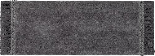 Avanti Linens - Alfombra de baño, alfombra de algodón antideslizante, decoración del hogar (colección de medallones trenzados, 24 x 60 pulgadas)