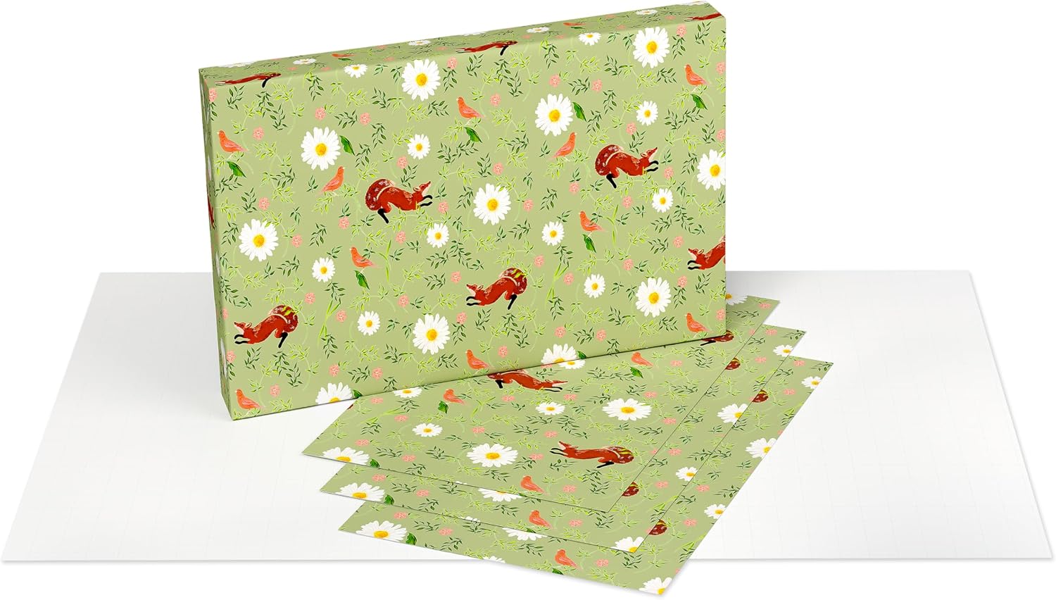 American Greetings Wrapping Paper Sheets with Gridlines, Designed by Pen and Pillar (12 Sheets, 30 in. x 20 in.)