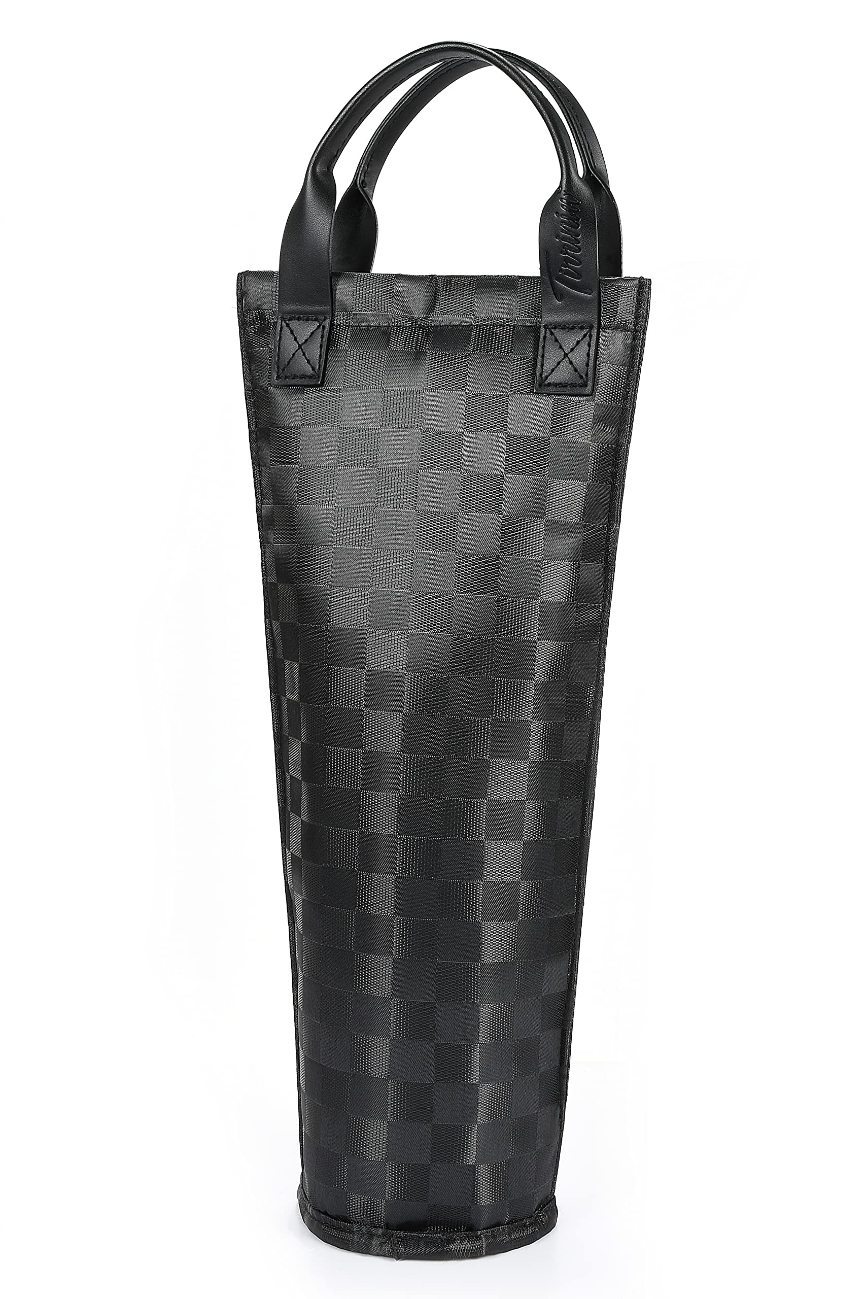 Tirrinia Single Wine Carrier Tote, Insulated Wine Cooler Bag for Travel, Picnic, & Wine Gifts – Thermal Padded Wine Bottle Holder Tote for Men & Women