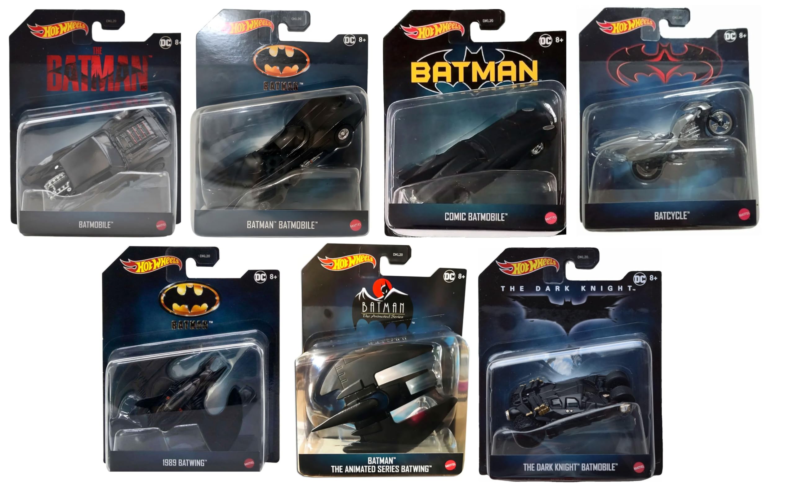 Amazon.com: Hot Wheels DC Batman 7‑Car Die‑Cast Collector