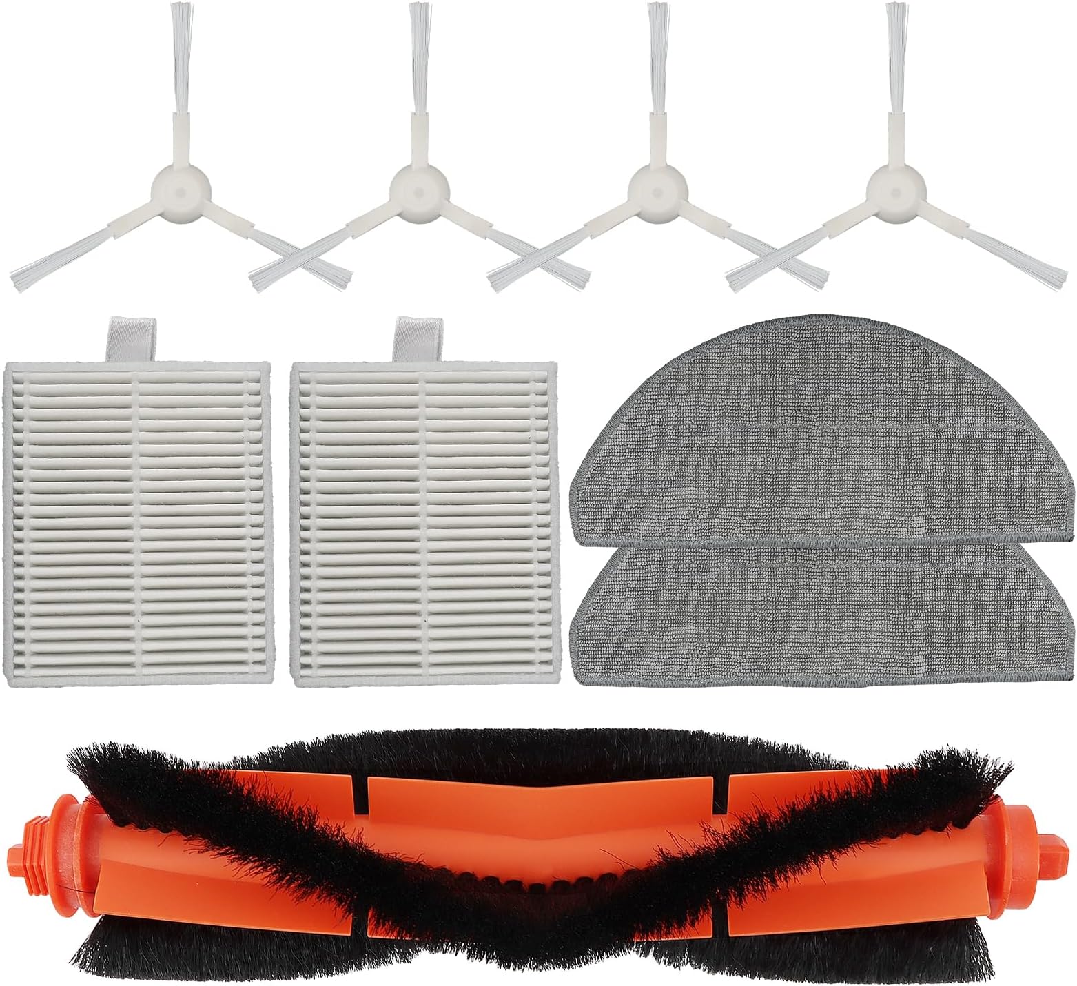 Couvercle De Brosse Principale Compatible Xiaomi Mijia E10/B112/E12/E10C/C103/3C - Pièce De Rechange Pour Aspirateur Robot (édition Améliorée)