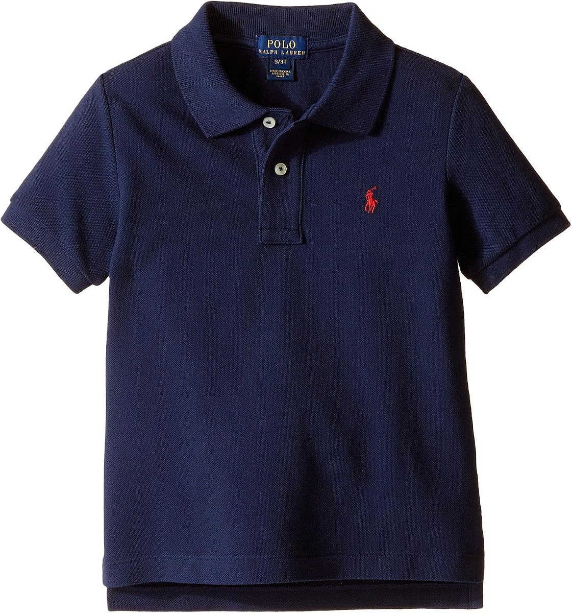 Polo Ralph Lauren Kids Baby Boy's Basic Mesh Polo (Toddler) French Navy 3T Toddler