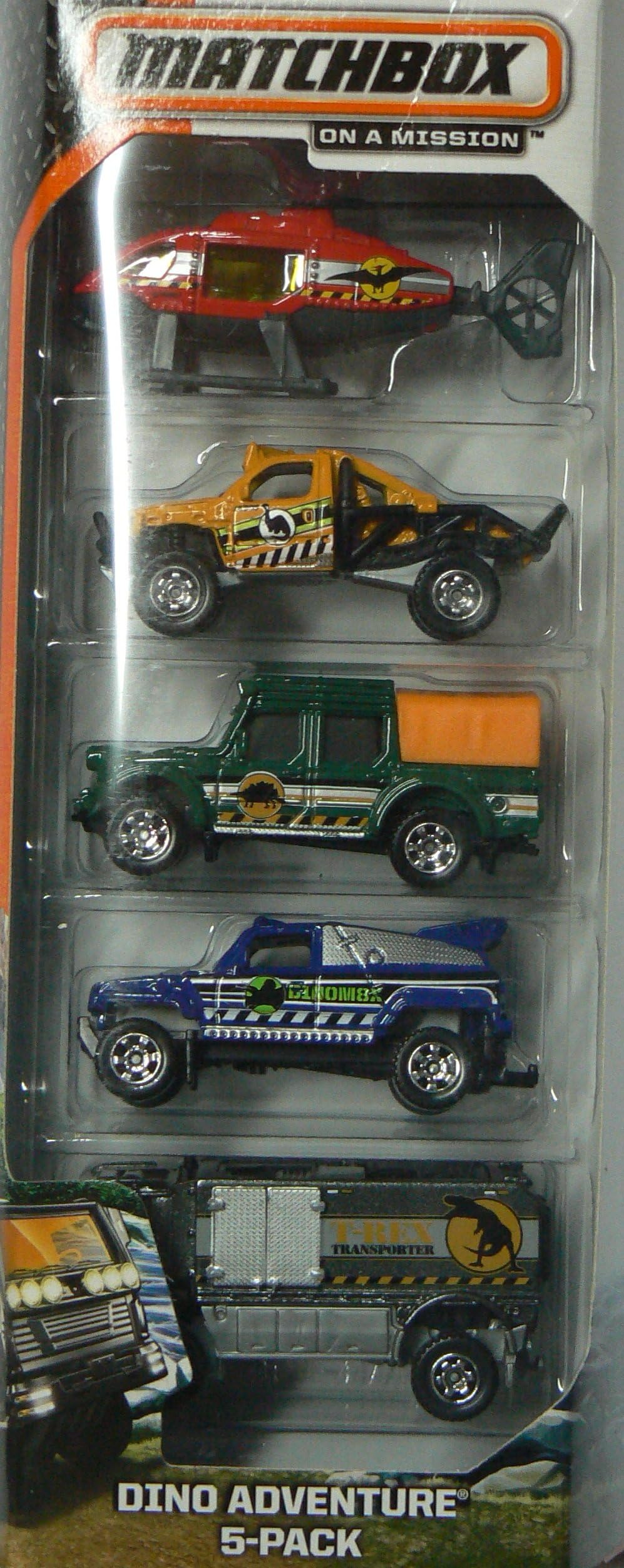 Matchbox Dino Adventure 5-pack