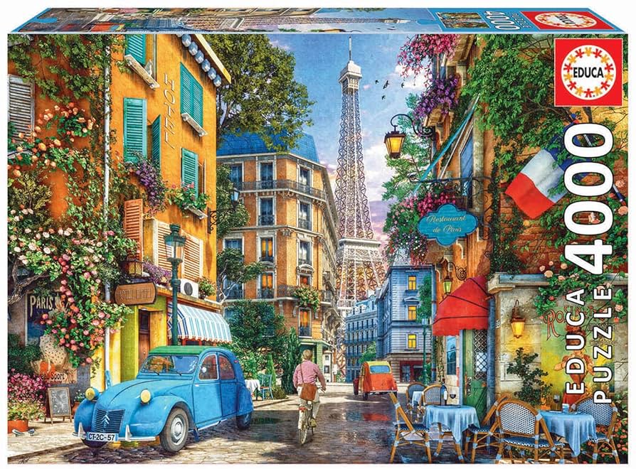 Amazon.com: Educa - The Old Streets of Paris - 4000 Piece