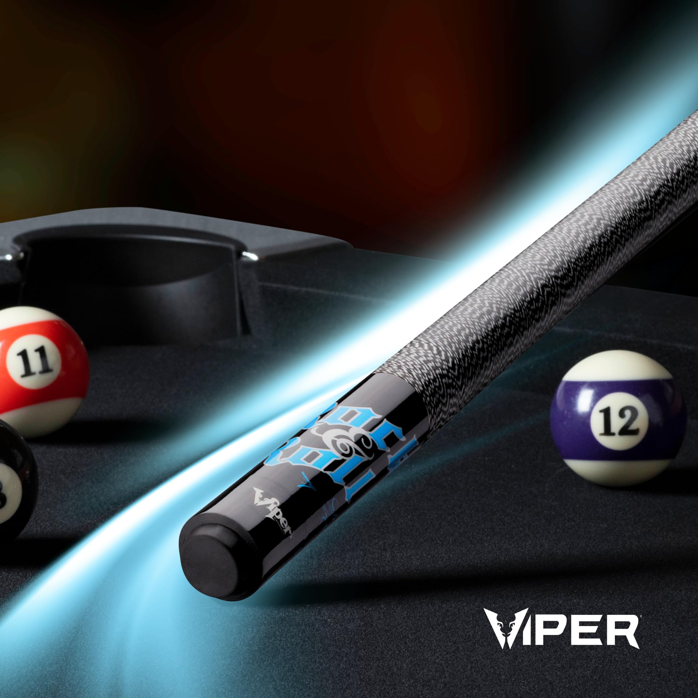 Viper Underground Billardqueue, Rock & Roll, 2-teilig, 147,3 cm