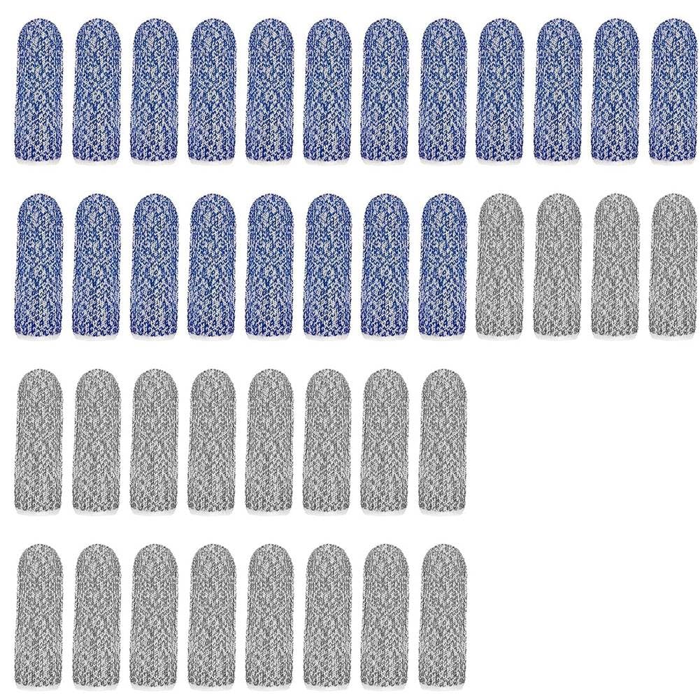 Ctrlzs 40 Pcs Finger Cots Cut Protector Anti Cut Fingertips Finger Sleeve Reusable Finger Covers Thumb Finger