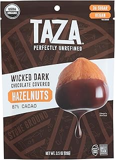 Organic Wicked Dark Chocolate Covered Hazelnuts, 3.5 OZ