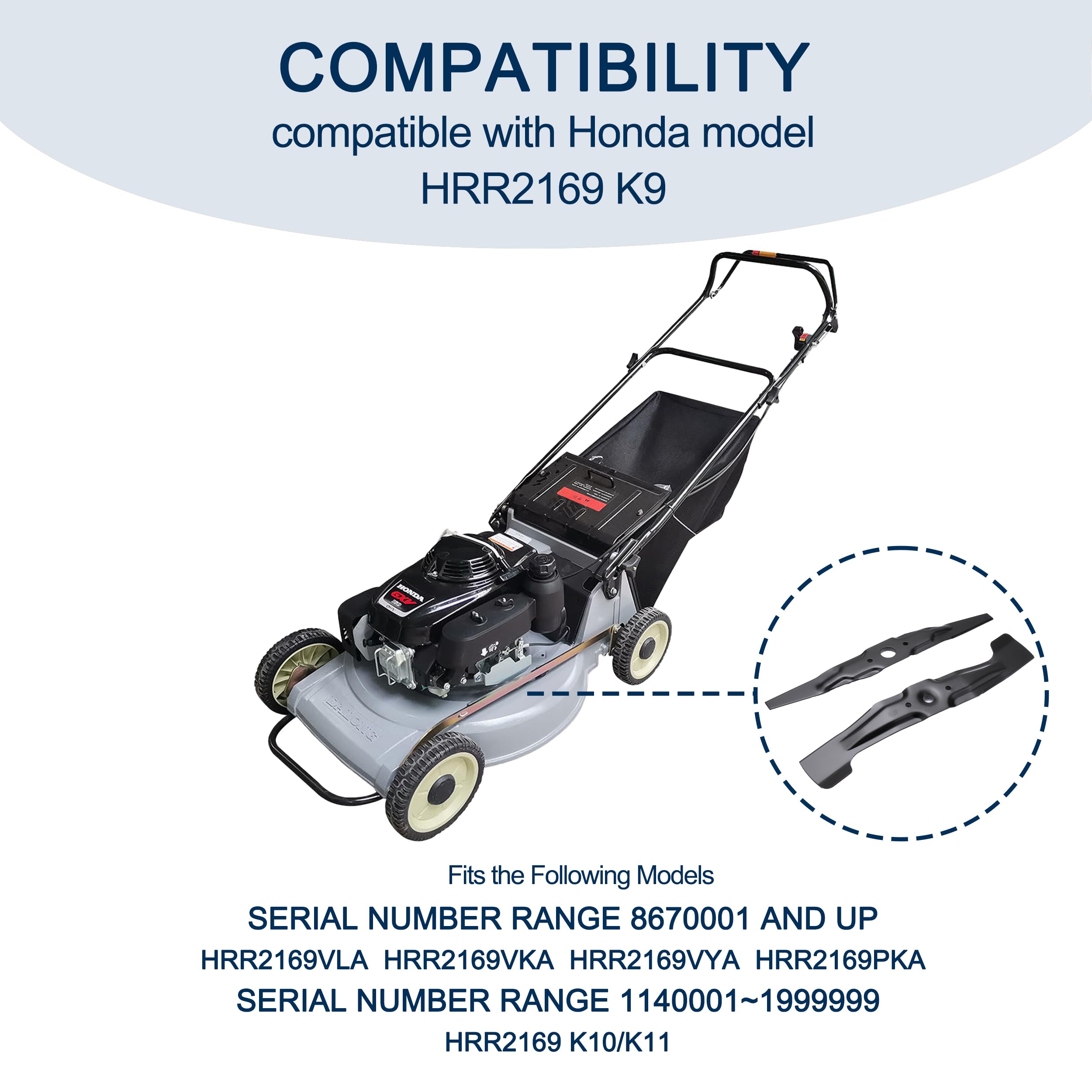 f♡ Amazon.com : 72511-VL0-S00 & 72531-VH7-000 Mower Blade Set