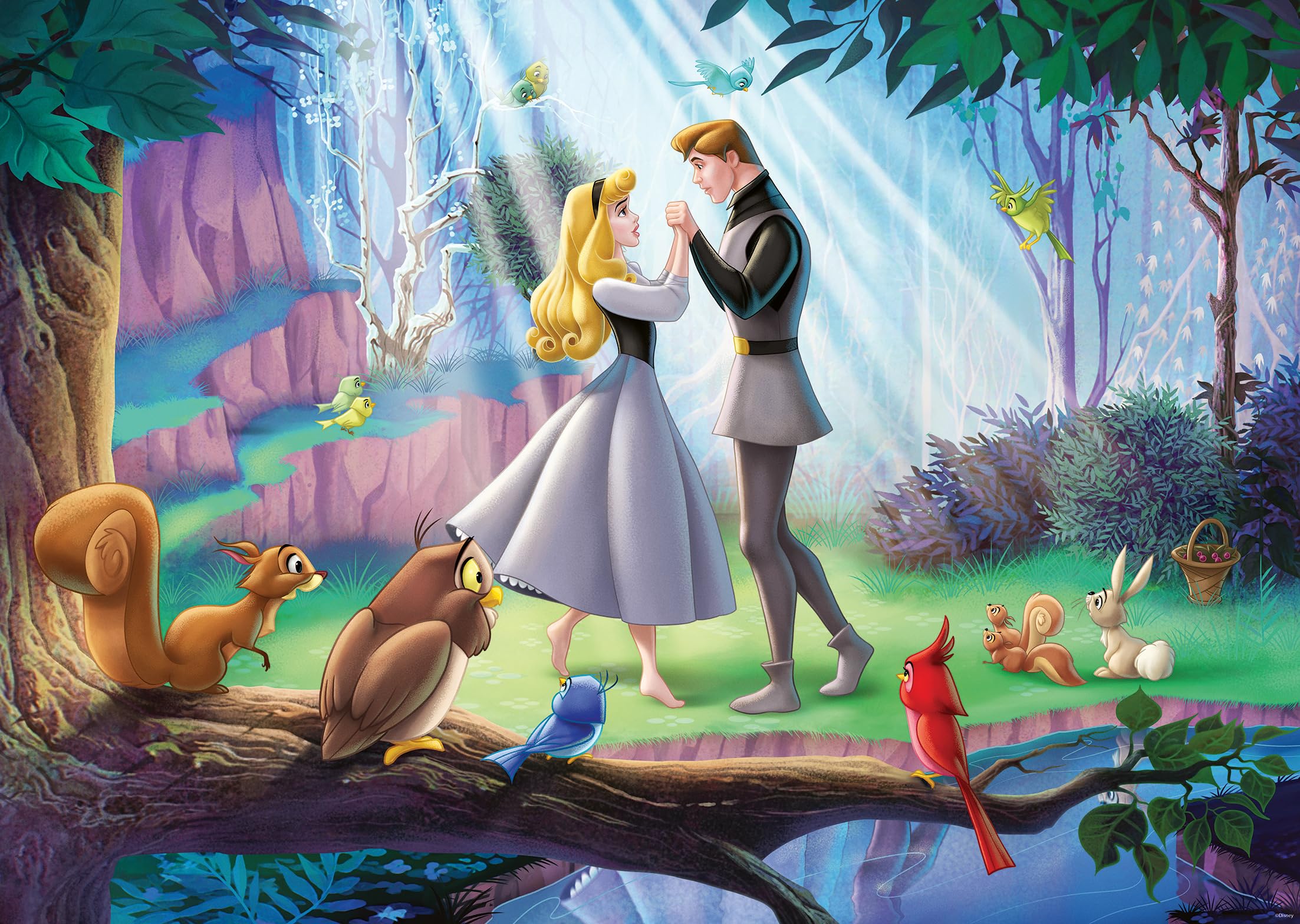 Puzzle Ravensburger 1000 pièces, Disney Sleeping Beauty - Puzzle pour Adultes +14 Ans, 70 x 50 cm, Puzzle Disney pour Adultes, Collection de 1000 pièces, idées Cadeaux