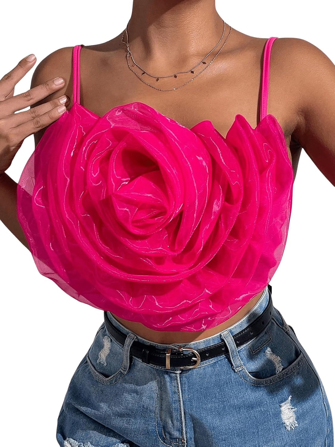 GORGLITTER Top Tubo Donna Senza Spalline Con Fessura – Crop Top Estivo Tinta Unita, Nero (Taglie XS-XXL)