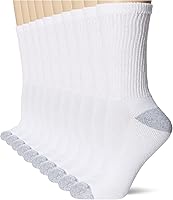 Vista 1 de Hanes Women's Value, Crew Soft Moisture-Wicking Socks, Available in 10 and 14-Packs
