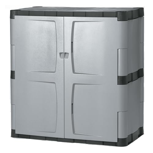Freestanding Storage Cabinet with Doors 18"D x 36"W x 37"H