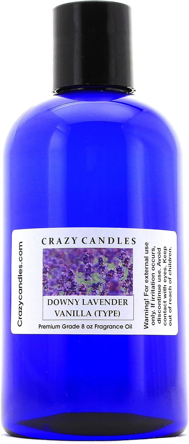 Crazy Candles 8oz Downy Lavender Vanilla (Type) 8 Fl Oz