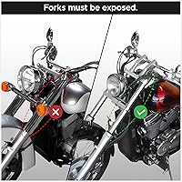 Vista 8 de TCT-MOTORPARTS Carenado Batwing con Parabrisas Compatible con Harley Softail Deluxe Fatboy Heritage Classic Yamaha V Star 1100 650 Classic Softail