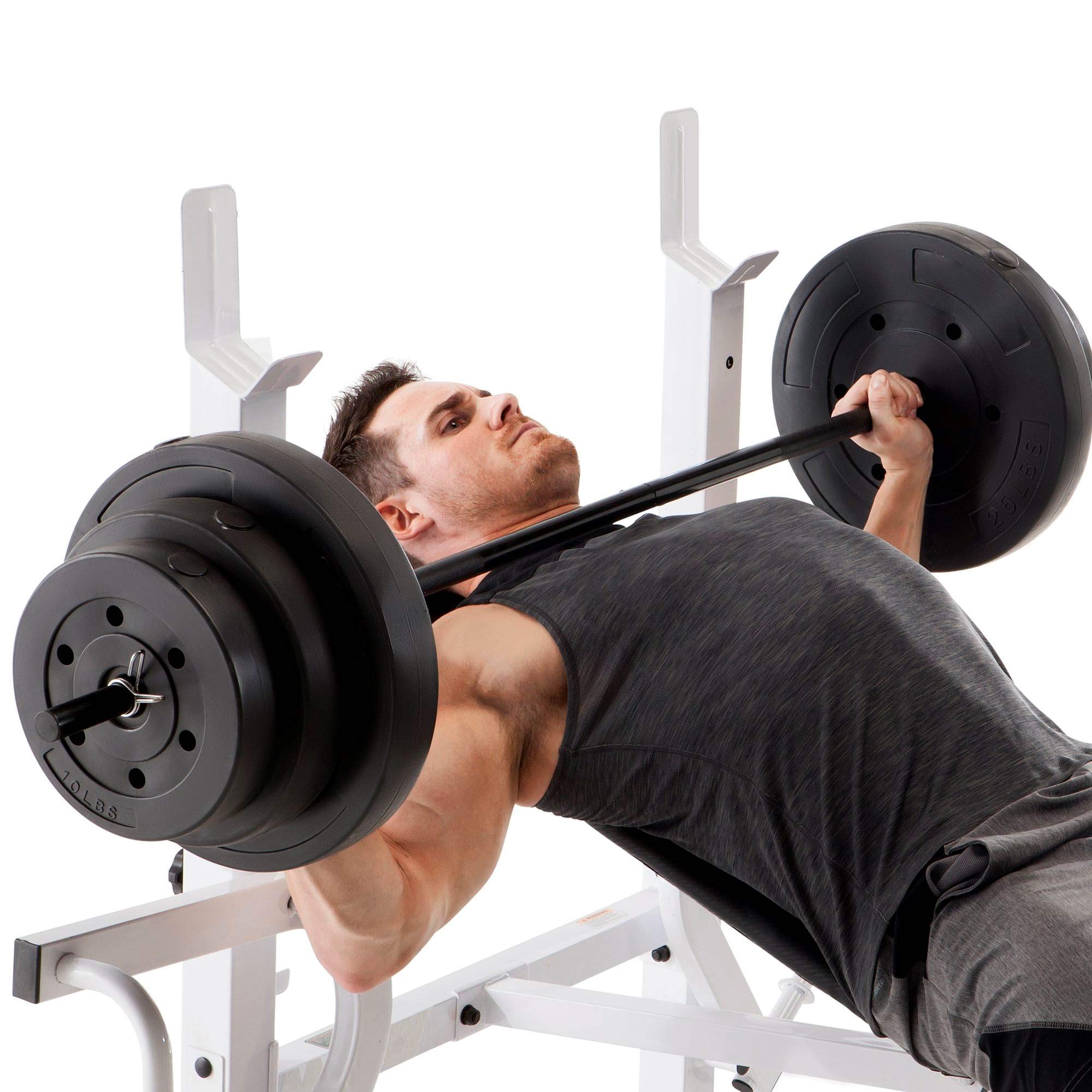 Diamond Elite Classic Multipurpose Workout Lifting Weight Bench for Home and Gym Strength Training