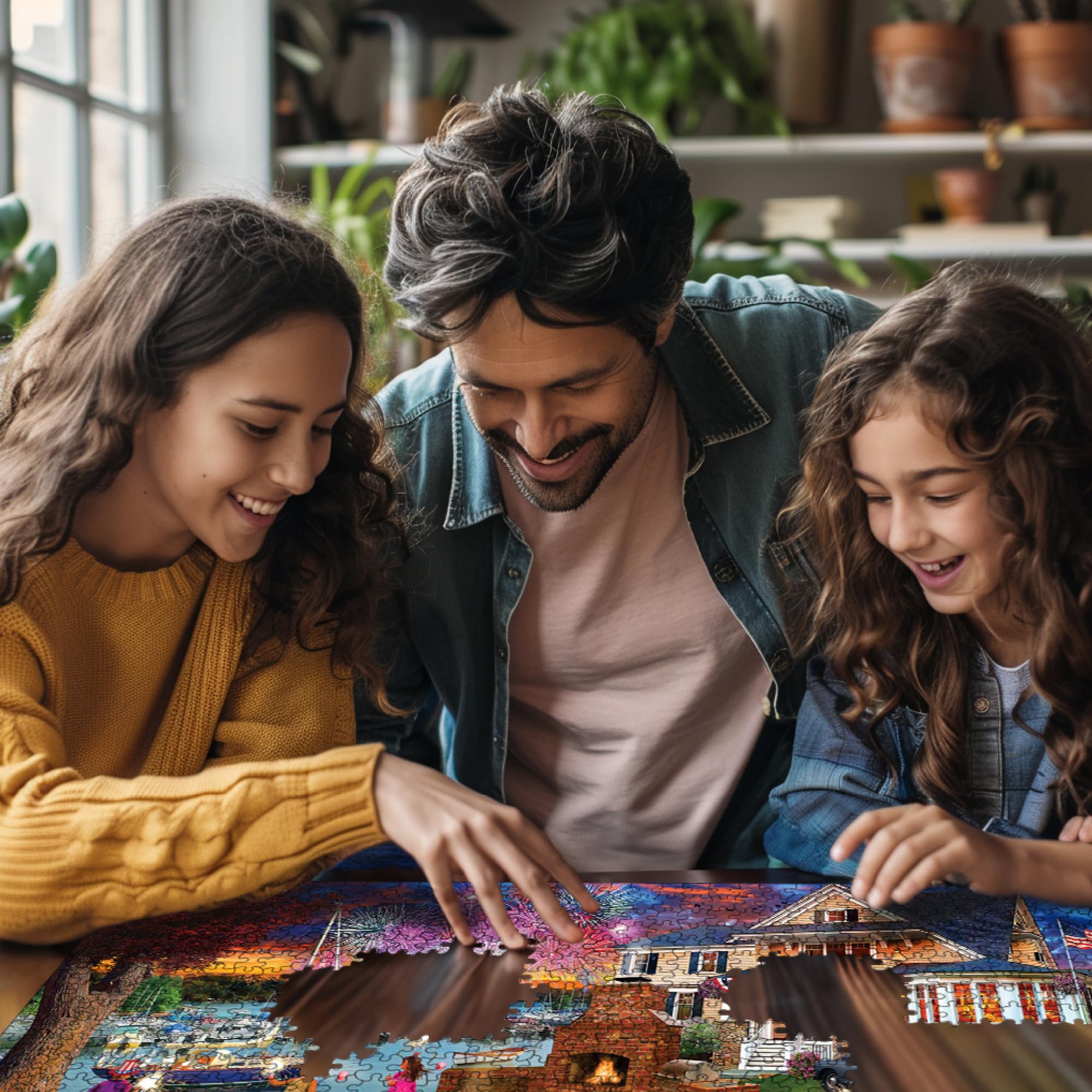 White Mountain - 4 luglio - Puzzle da 1000 pezzi per adulti, bambini, nonni