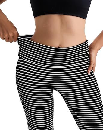 MOOSLOVER Women Flare Leggings Fold Over Bootcut Yoga Pants Casual Y2K Lounge Pants Comfy Cotton Leggings
