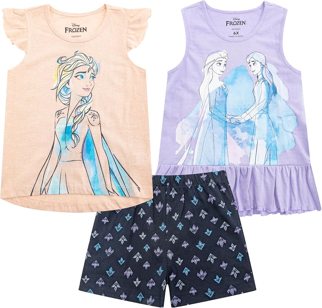 Lot De 3 Vêtements Frozen Pour Fille - Taille 6X - Multicolore - Occasion Très Bon état