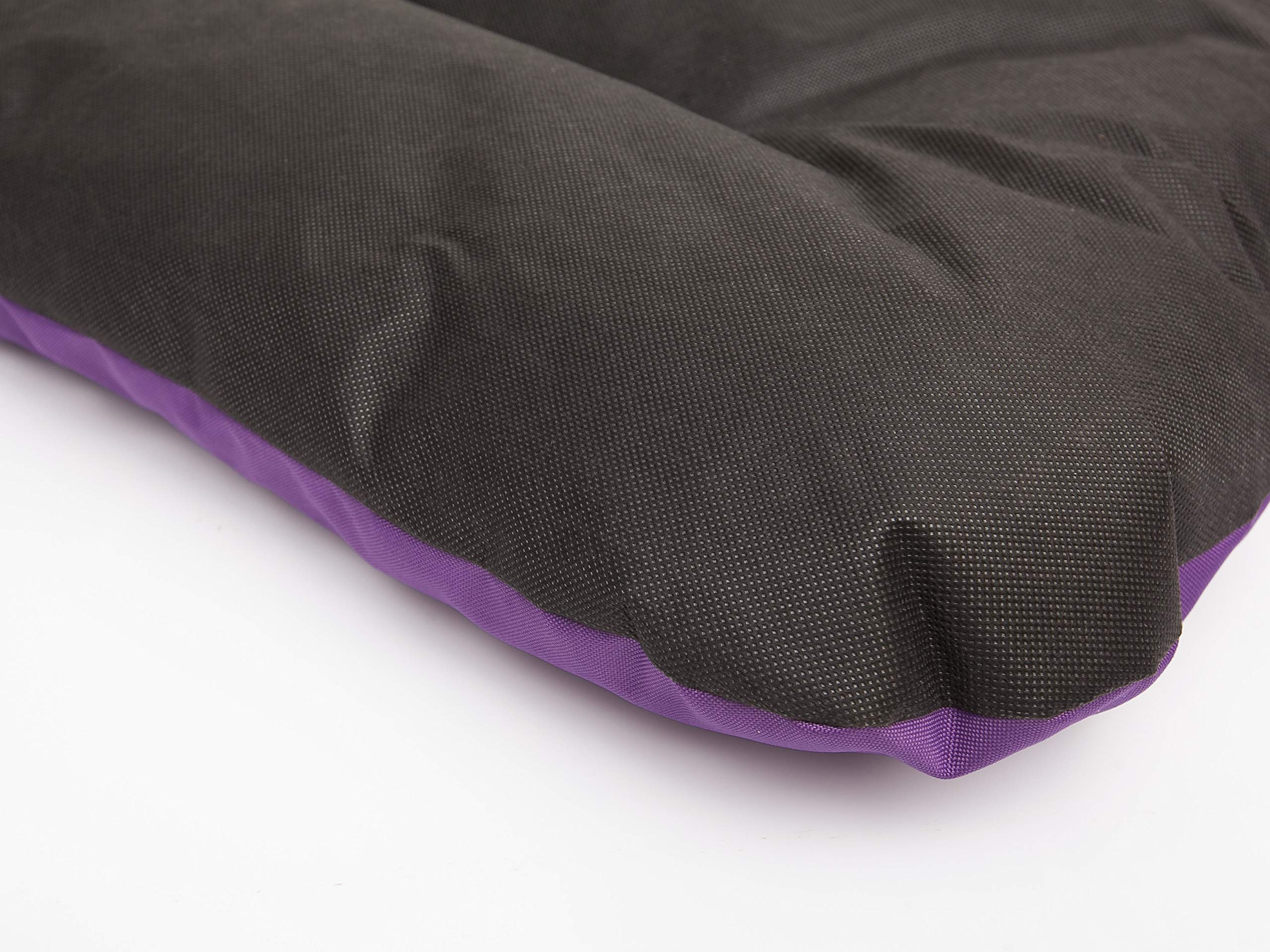 PillowPrim Hundematratze Hundesofa Liegen Hundekissen Sofa Matratze Hundekorb Bett Tierbett Weich Haustierbett Hundeliegen Kissen R3-115 x 80 cm Pflaume
